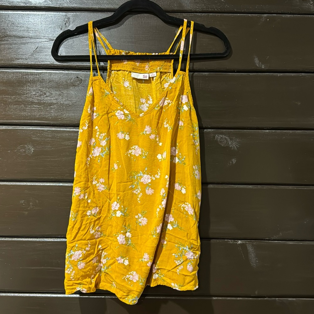 SO Floral Tank
